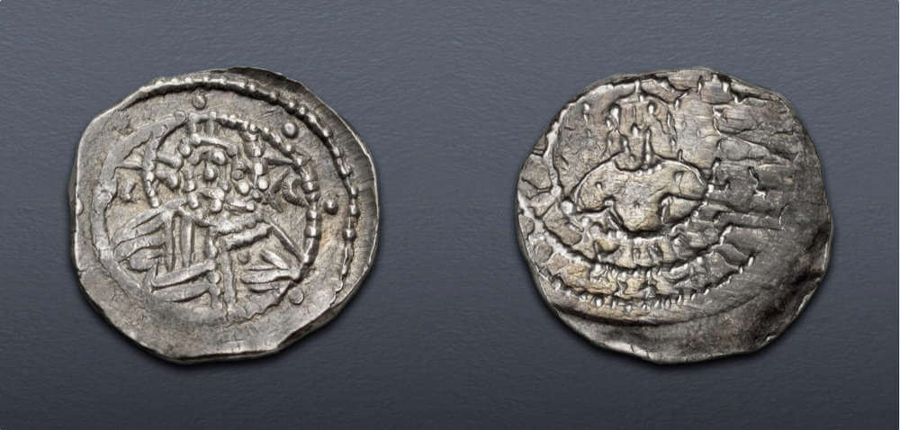 Lot 823: Byzantine. Constantine XI Palaeologus (Dragases). 1448-1453. AR Stavraton. Constantinople mint. NGC AU, 3/5, 5/5. Estimate: $30,000.