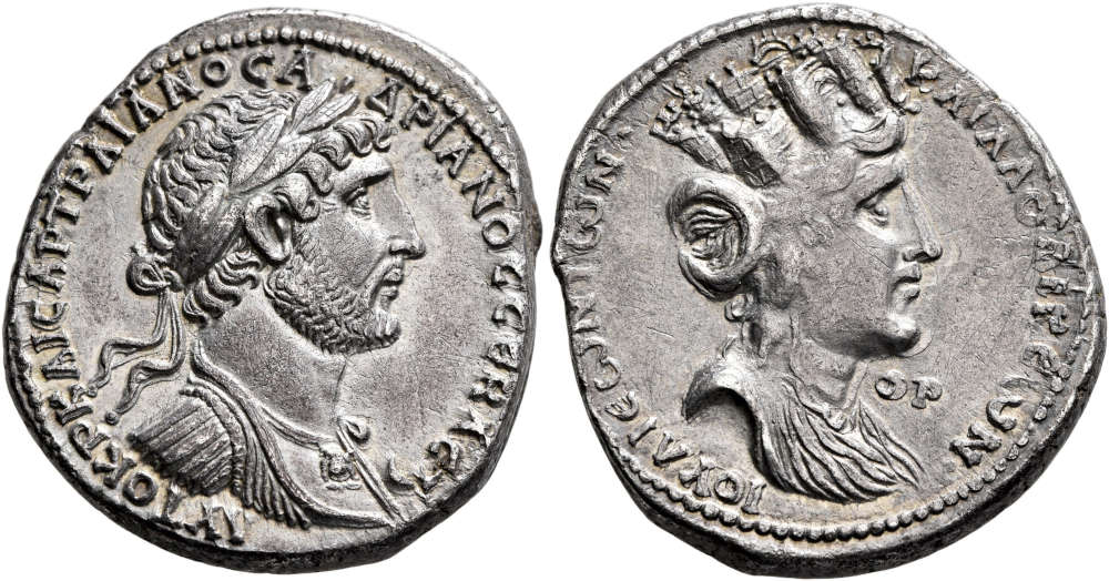 Syria, Seleucis and Pieria. Laodicea ad Mare. Hadrian, 117-138. Tetradrachm. From Leu Numismatik Webauction 26 (2023), No. 2740.