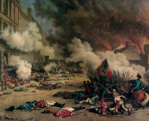 Jean Duplessis-Bertaux, The Storming of the Tuleries on 10 August 1792, 1793.