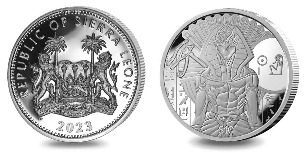 Sierra Leone / 10 Dollars / Silver 0.999 / 28.60 mm / 31.103 g / Mintage: 2,000.