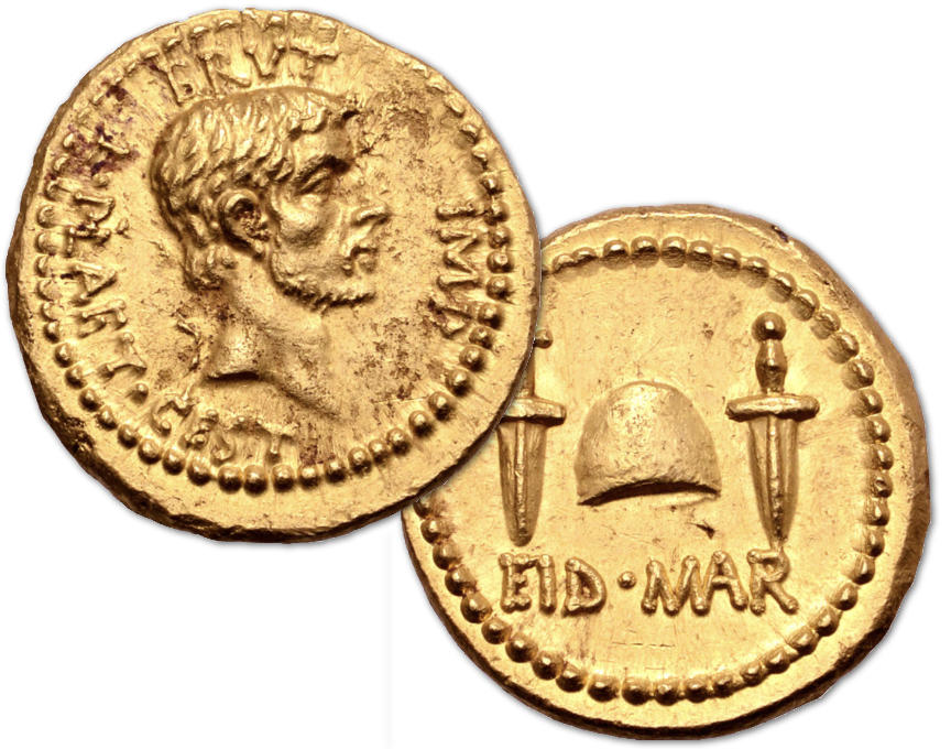 At the centre of the indictment against Richard Beale is the provenance of the second-most expensive ancient coin in the world, an EID MAR aureus. From Roma Numismatics XX (2020), Lot 463. Hammer price: 3,240,000 pounds.