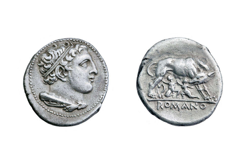 Didrachm of Roman Republic (269-266 BC). Alpha Bank 10426.