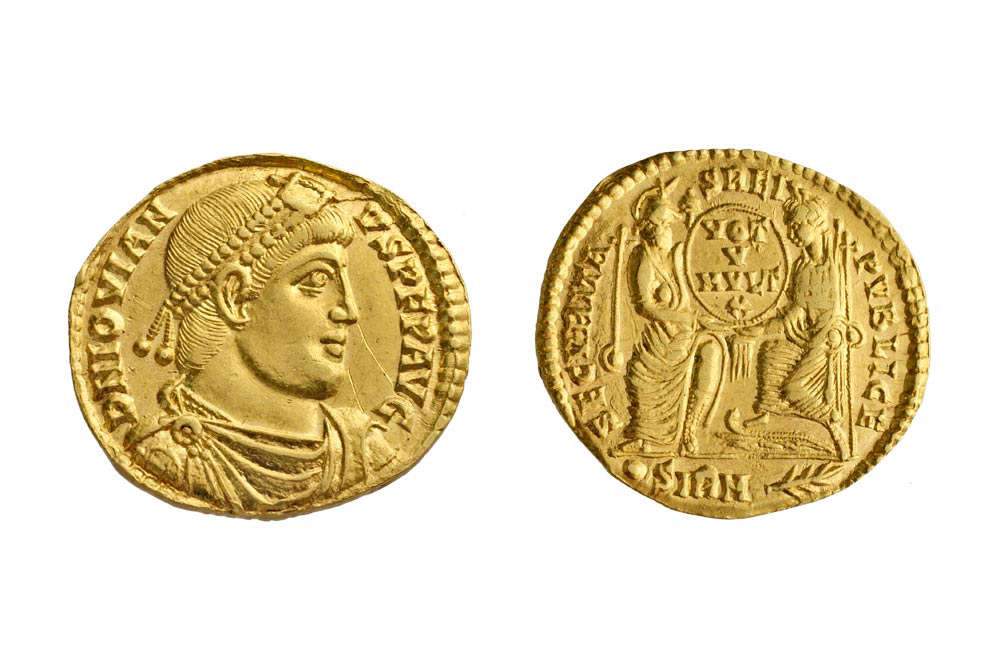 Solidus of Constantine the Great (363-364 AD). Alpha Bank 10907.