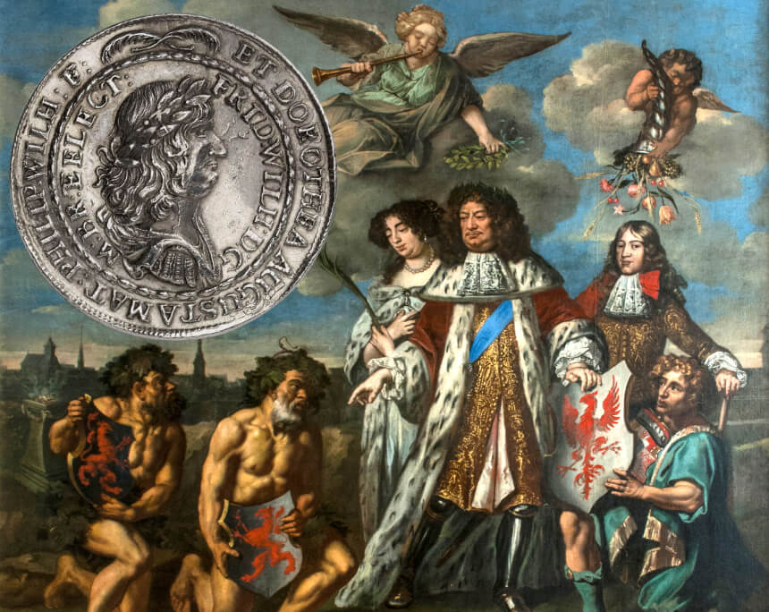 Contemporary allegory on the Great Elector Frederick William of Brandenburg.