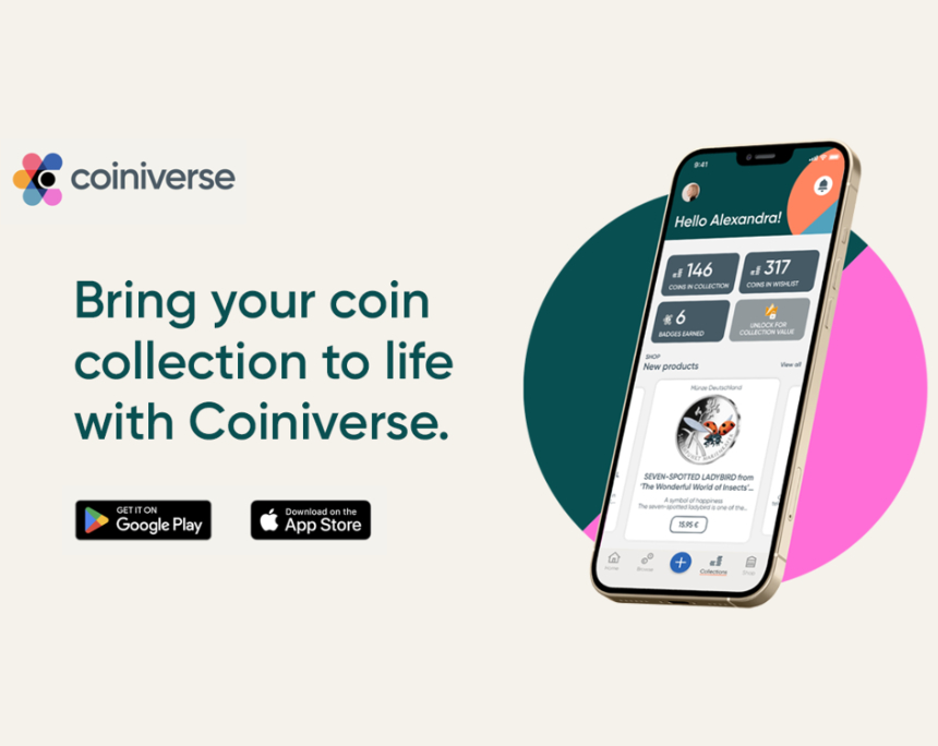 Bring your collection to life with Coiniverse. Image: Coiniverse.
