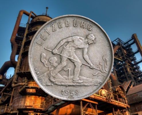 The authentic piece from the past: the “Feierstëppler” could be found in circulation in Luxembourg for more than half a century. Photo: Wieschowski