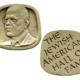 This medal from 2008 commemorates Wacks’ 70th birthday and the 40th anniversary of the Jewish-American Hall of Fame.