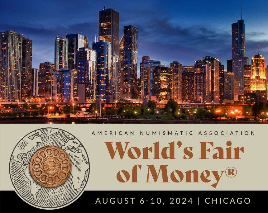 The Windy City will welcome numismatists from all over the world in August. Foto: ANA / „Chicago Skyline“ von mwalker973 von Getty Images Pro via Canva.