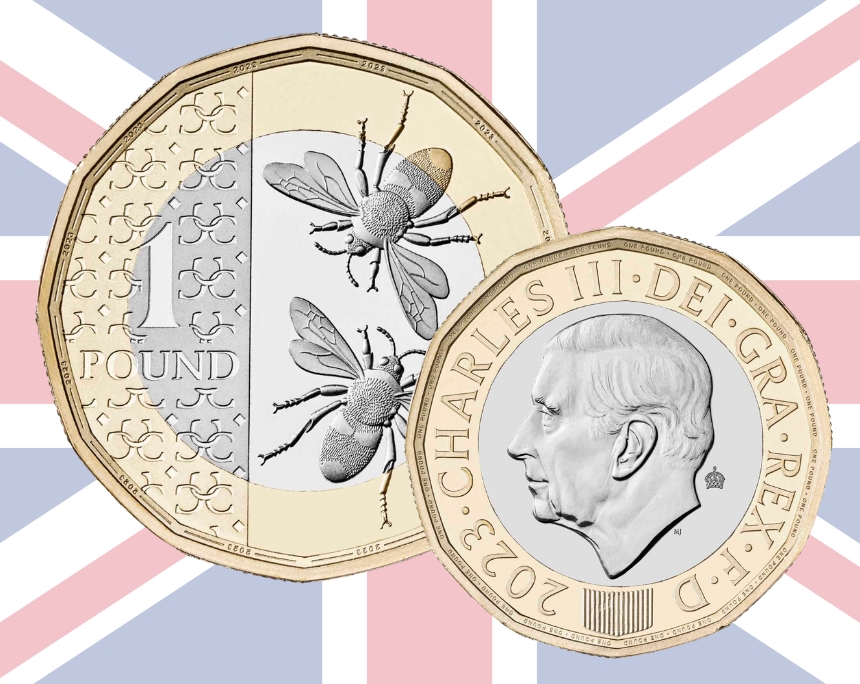 King Charles III dedicates the first circulation coins of his reign to environmental protection. Photo: Royal Mint