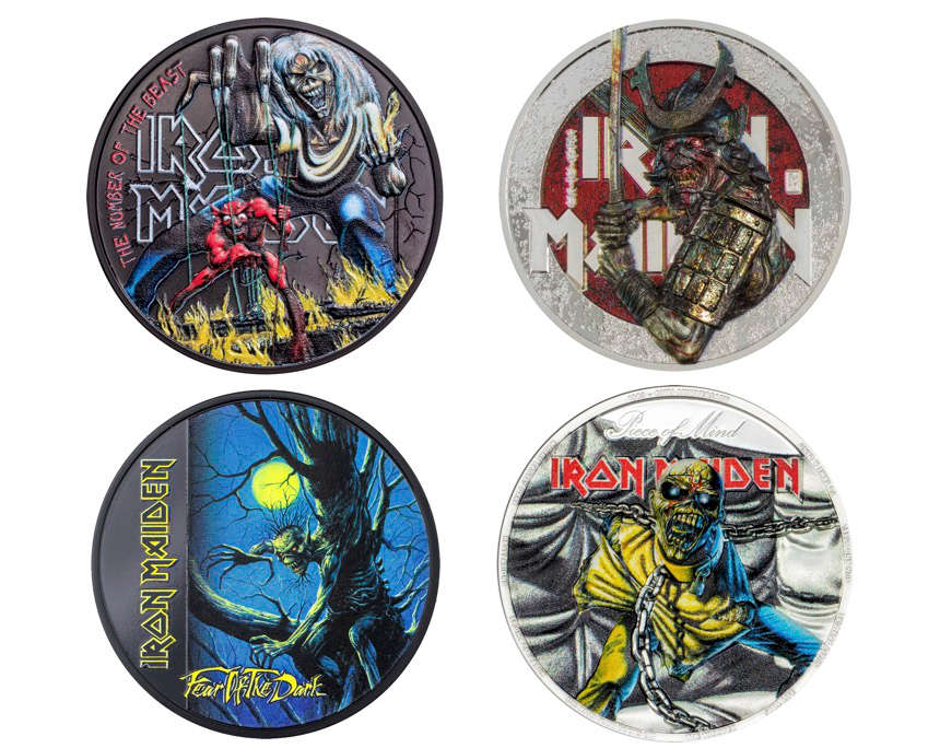 CIT teamed up with Iron Maiden to release a coin series, celebrating the creativity of one of the world’s most successful heavy metal groups.