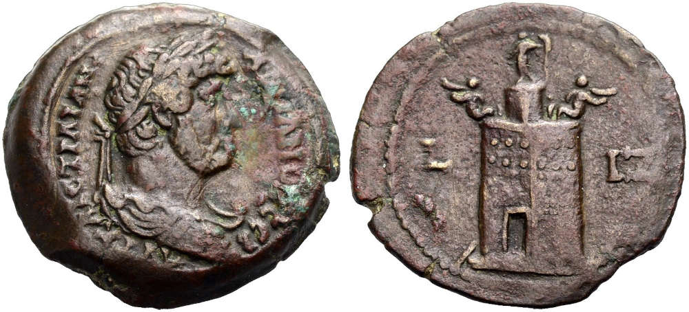  Lot 698: Egypt. Alexandria. Hadrianus, 117-138. Billon-Tetradrachm, year 17 = 132-133. Very fine. Starting price: 500 EUR.