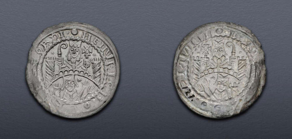 Lot 834: Germany, Erfurt (Archbishophric). Heinrich I von Harburg. 1142-1153. AR Bracteate. Near Extremely Fine. Estimate: $300