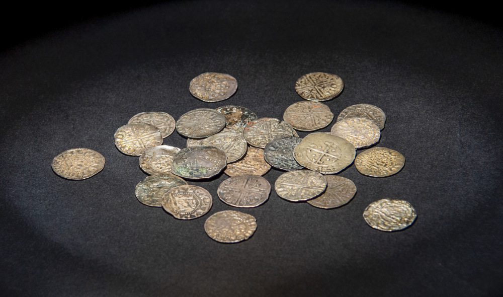 The Coins cover the earliest period of Scottish coinage. Photo: Crimestoppers / The Hunterian.