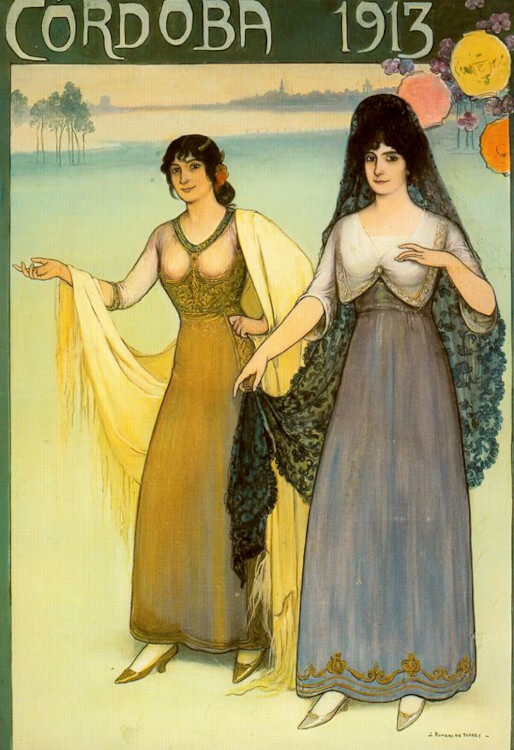 A poster attracting tourists to Córdoba even before World War I.